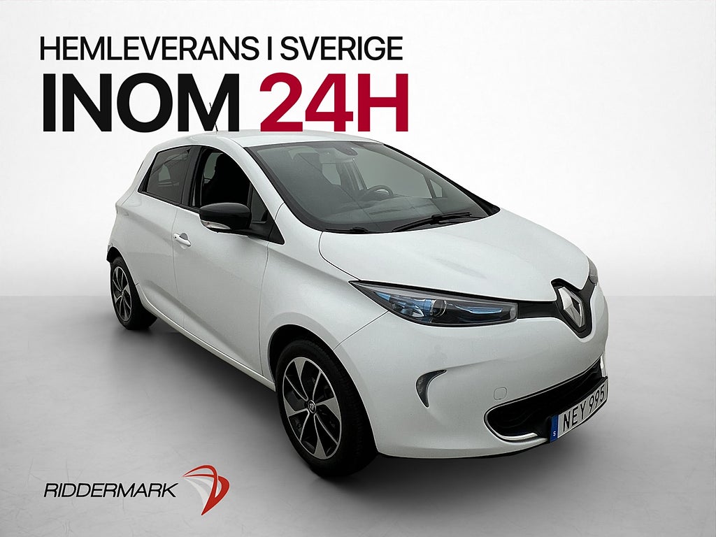 Renault Zoe R90 41 kWh Friköpt Batteri Kamera Navigation