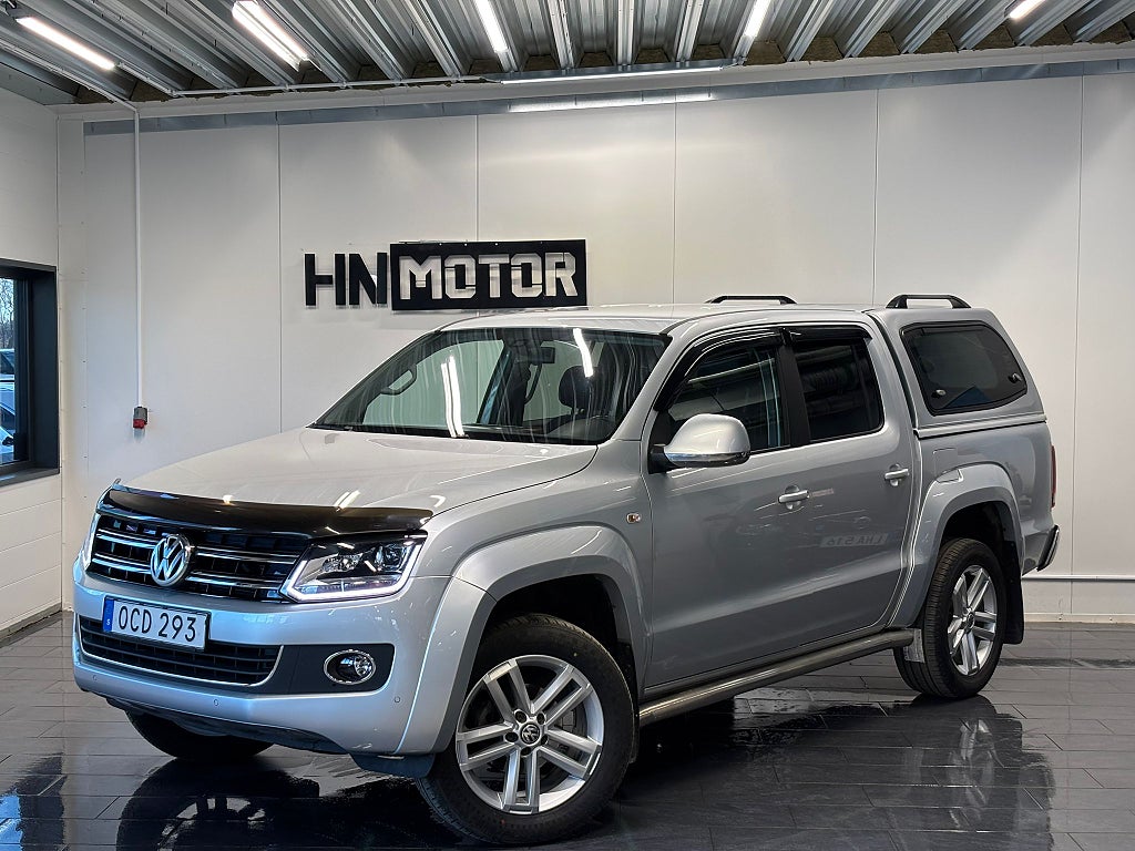 Volkswagen Amarok DoubleCab 2.8t MOMS|4Motion|Highline|Kåpa|Värmare