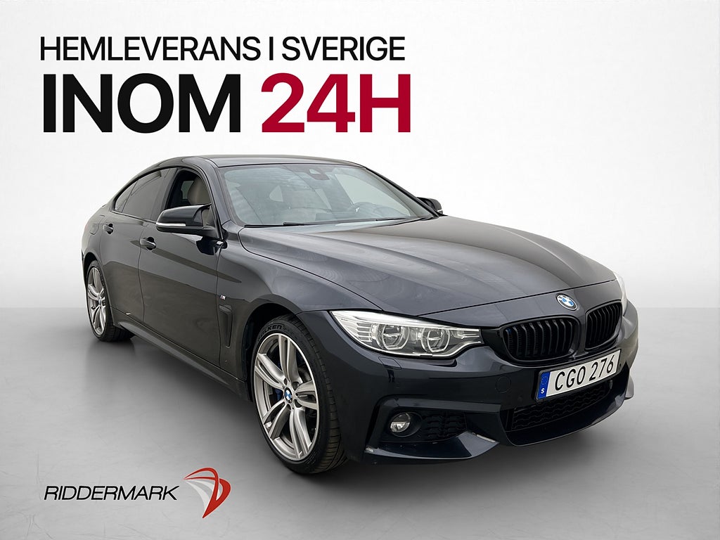 BMW 428 i 245hk xDrive Gran Coupé M Sport Kamera H/K Skinn