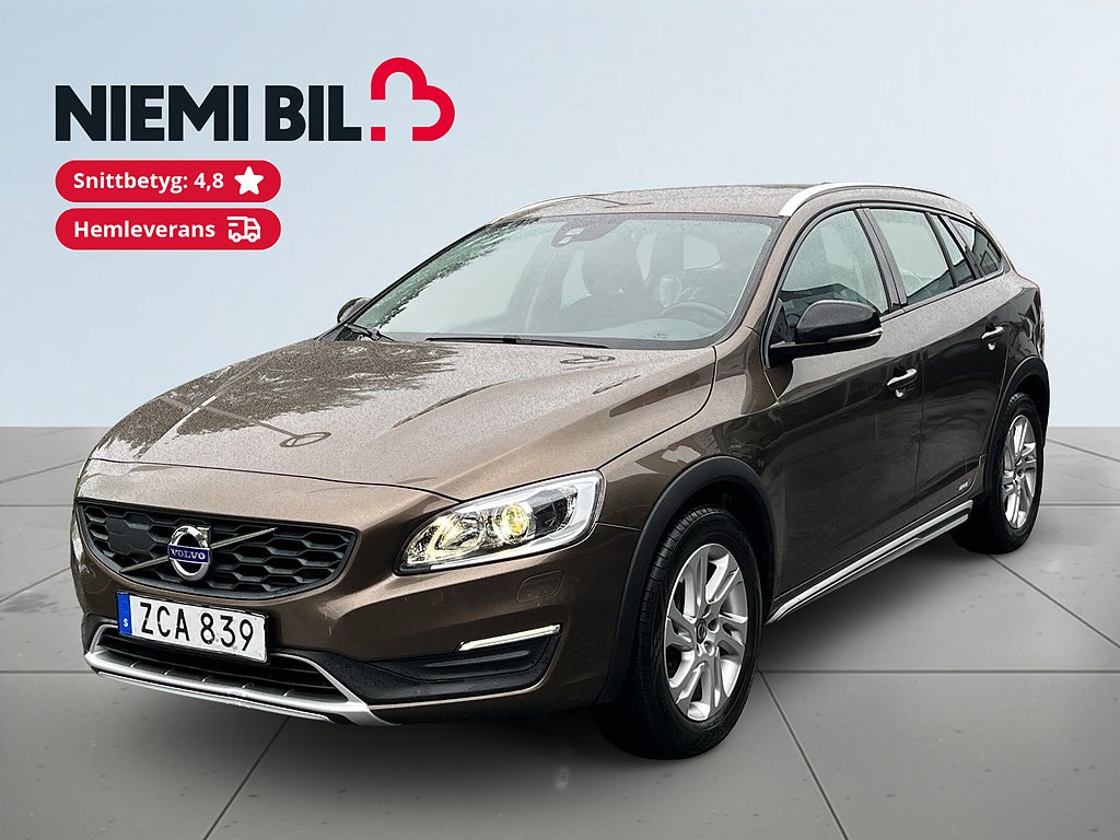 Volvo V60 Cross Country D4 AWD Classic Plus Pvärm/SoV/Psens/Full servad