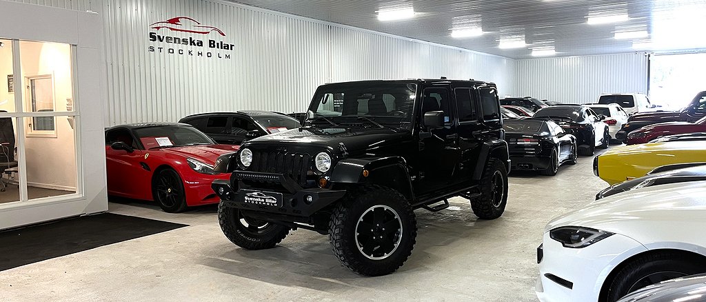 Jeep Wrangler Unlimited 3.6 V6 4WD BLACK EDITION /SVENSKSÅLD