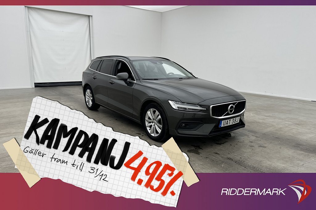 Volvo V60 B4 Advanced D-Värm VOC Skinn Drag MOMS 4,95% Ränta