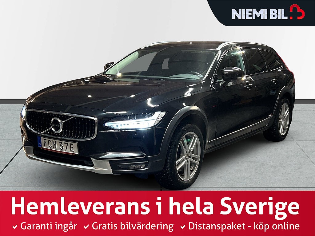 Volvo V90 Cross Country D4 AWD Aut Skinn/Kamera/Drag/Ad.Fhåll/Drag/SoV