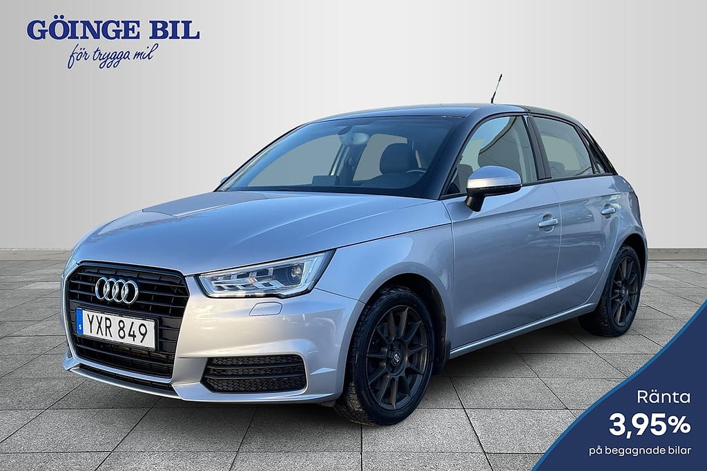 Audi A1 Sportback 3,95% KAMPANJ 1.4 TFSI 125hk Svart Optik