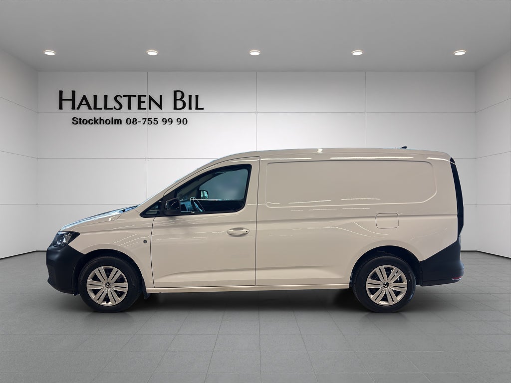 Volkswagen Caddy Maxi 2.0 TDI Cargo Automat Moms Lågmil Värmare Drag CarPlay