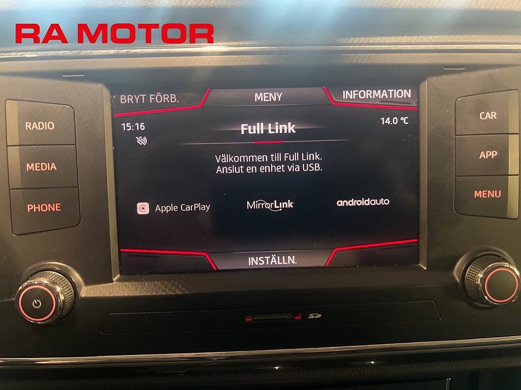 Seat Ateca 1.6 TDI 115hk Ecomotive Style | Drag | Keyless |