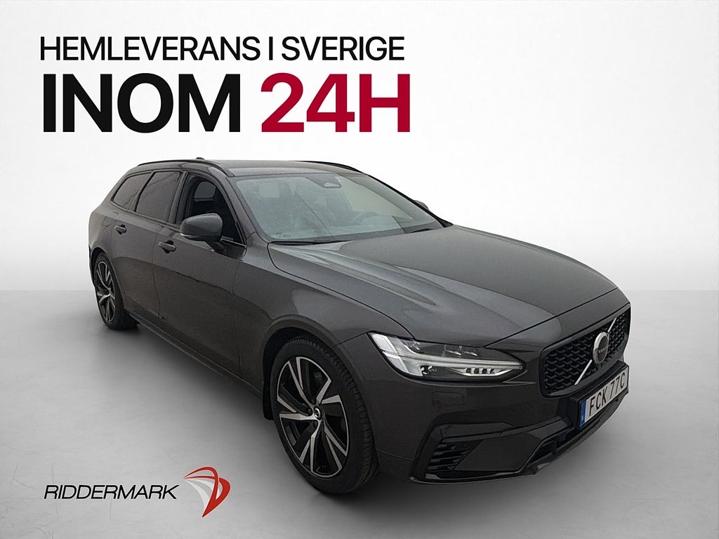 Volvo V90 T6 AWD 341hk R-Design Kamera Värmare Drag
