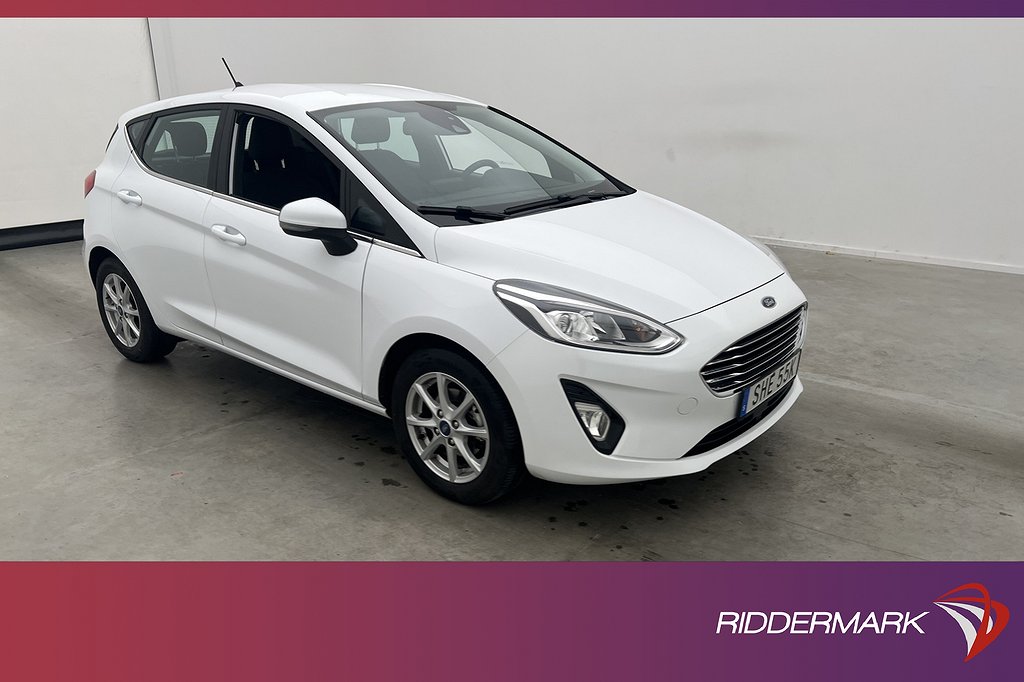 Ford Fiesta 1.0 EcoBoost 95hk Rattvärme Sensorer Farthållare