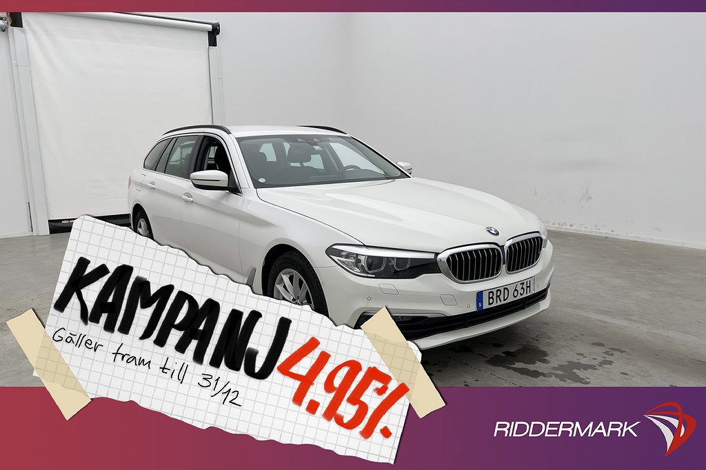 BMW 530 d Touring 265hk Rattvärme Elstolar Drag 4,95% Ränta