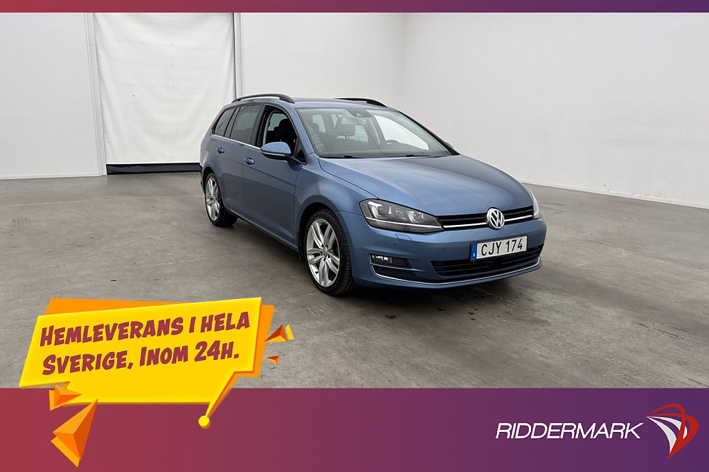 Volkswagen Golf 2.0 TDI GT Halvskinn Värmare Kamera Navi