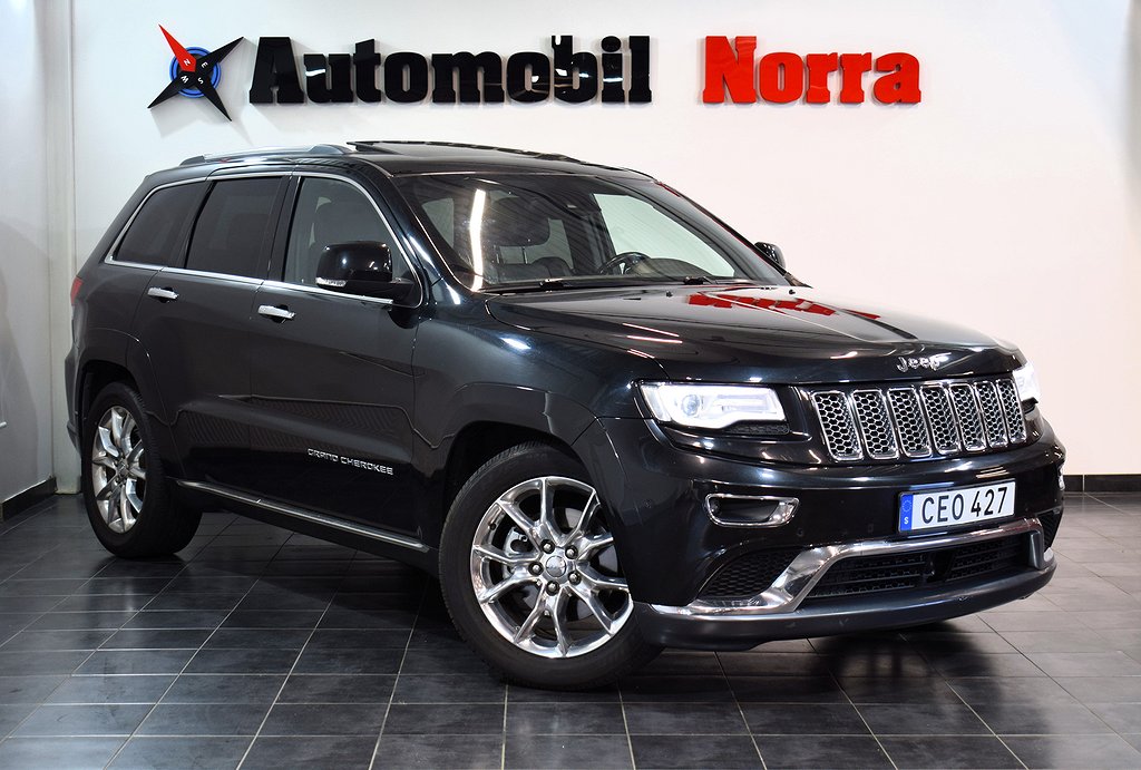 Jeep Grand Cherokee 3.0 CRD 250hk 4WD Auto Summit Webasto Drag Panorama