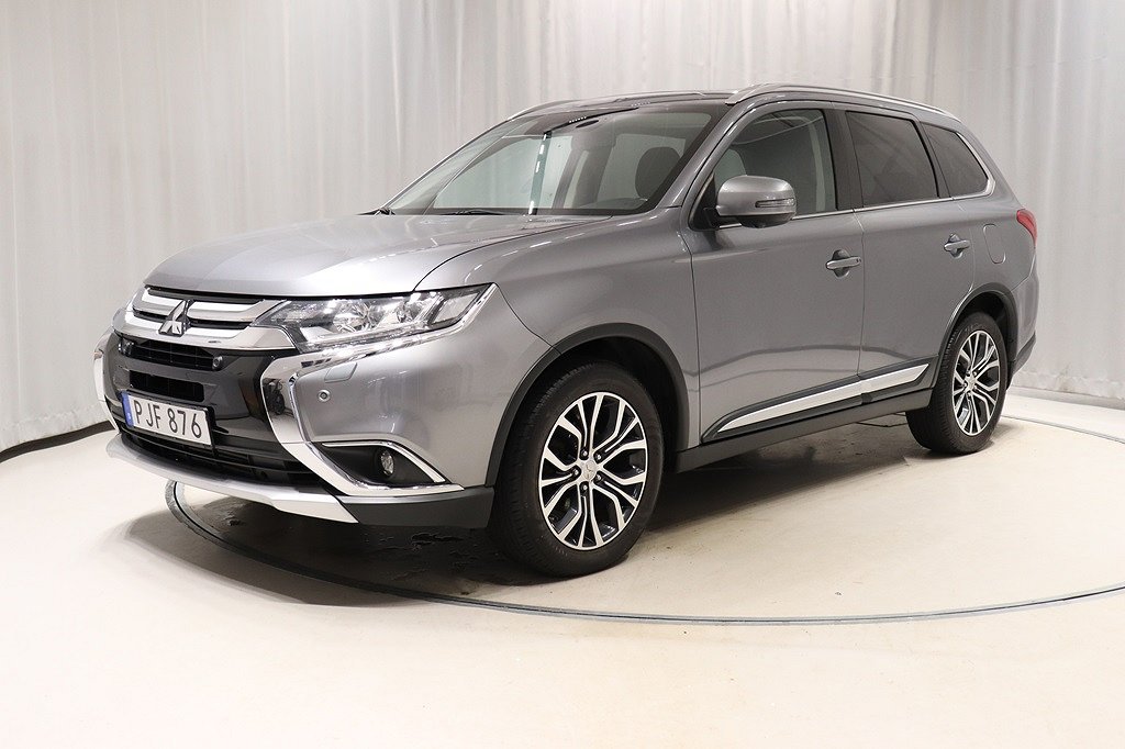 Mitsubishi Outlander 2.2 Di-D 150Hk 4x4 7-sits Aut Drag 360° Kamera