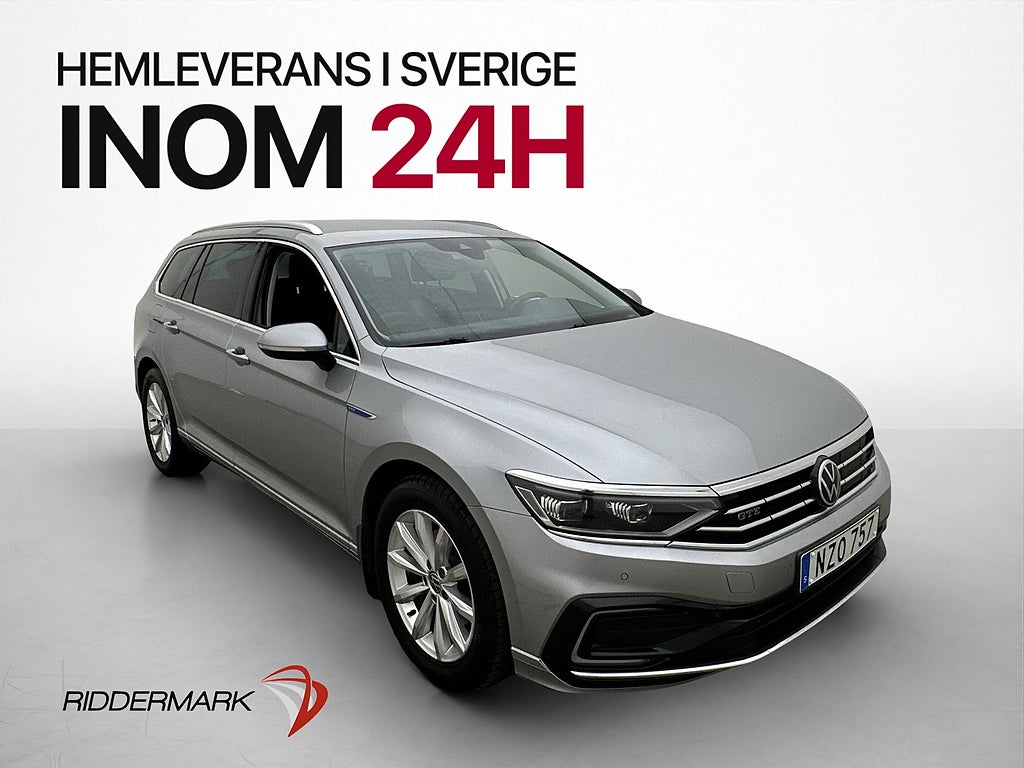 Volkswagen Passat GTE 1.4 TSI 218hk Dragkrok Kamera CarPlay