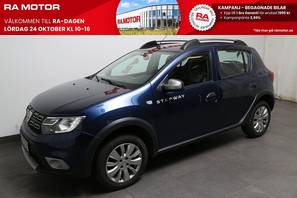 Dacia Sandero Stepway 0,9 TCe PhII Navi P-Sensorer Extraljus Motorvärmare