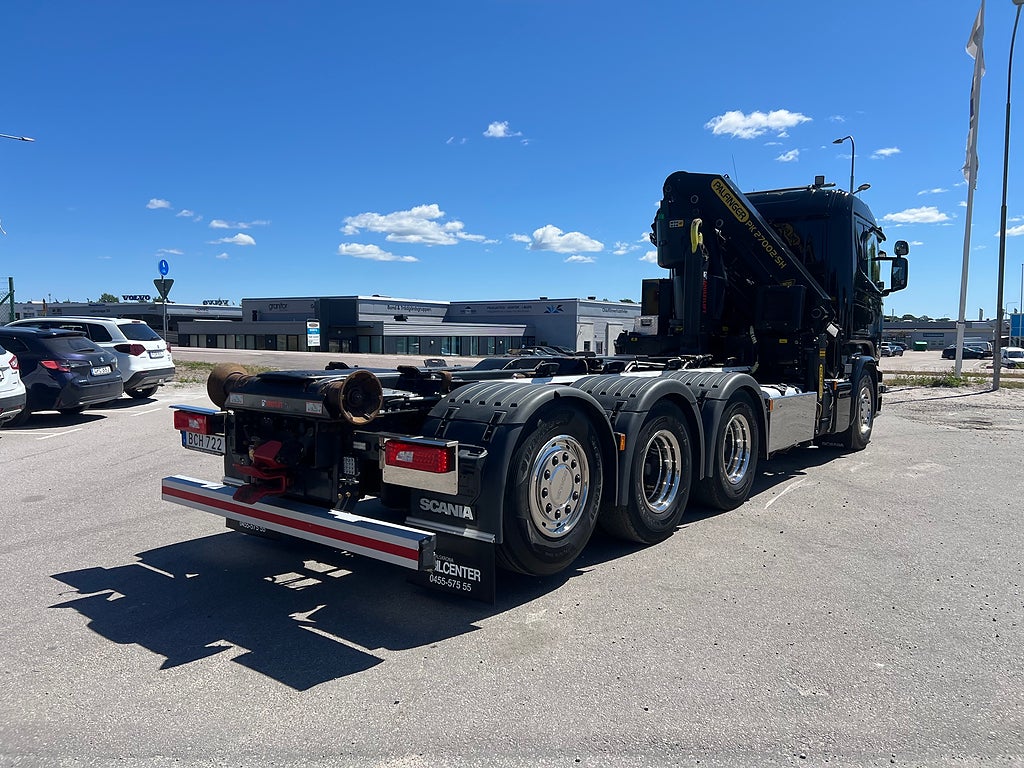 Scania R490 8x4*4 Tridem Kranväxlare, Palfinger 27002 Kran
