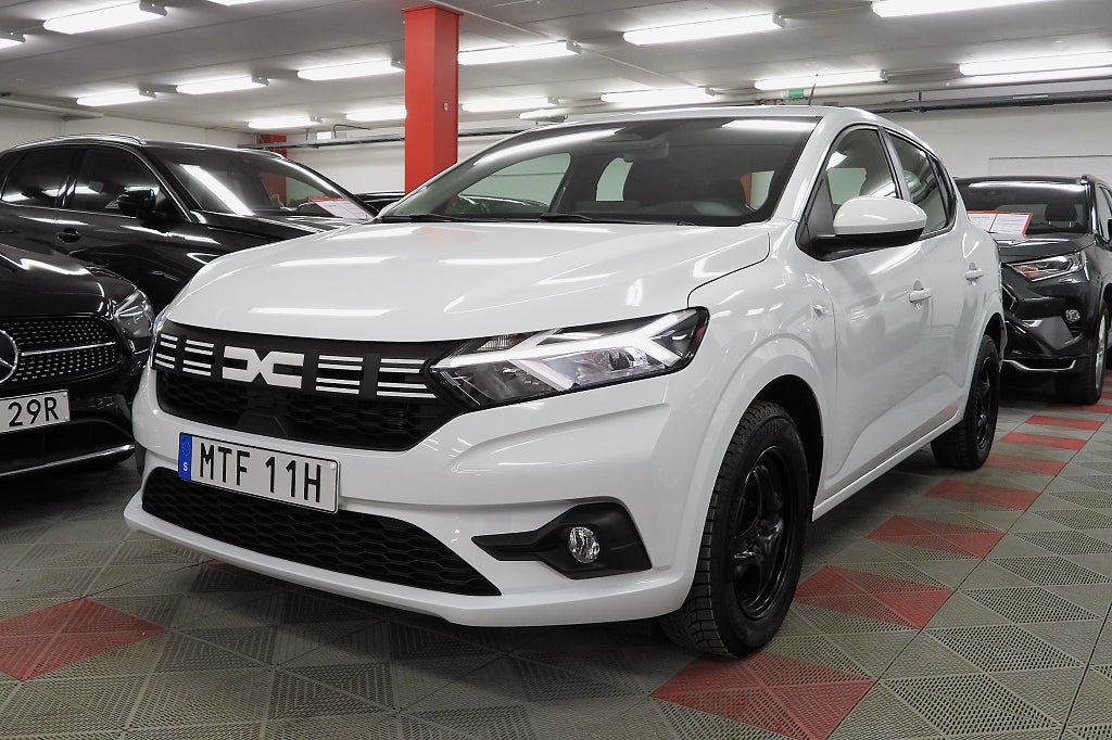 Dacia Sandero 1.0 TCe CVT SoV Hjul Bakkamera Carplay NAV Led Strålkas