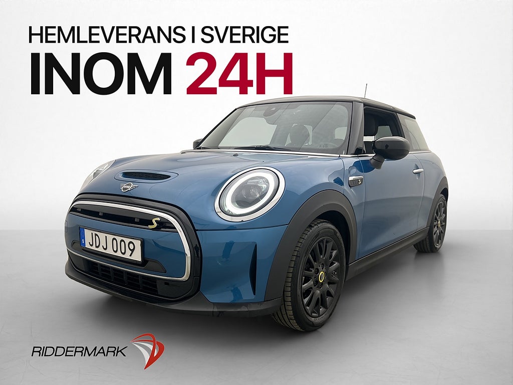 MINI Cooper SE 184hk Värmepump Sensorer Navi Halvskinn