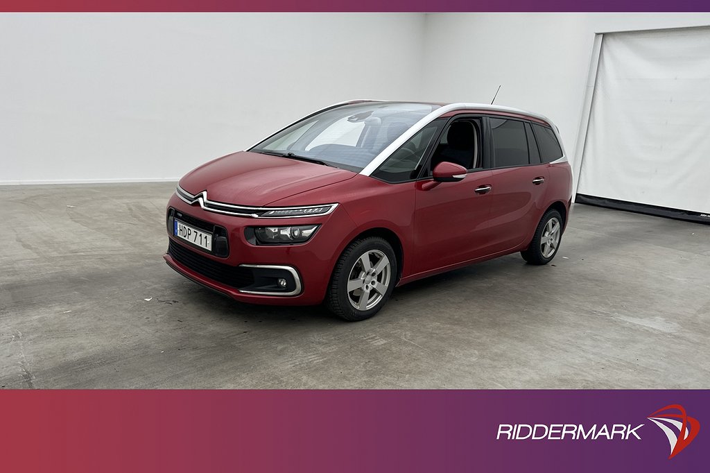 Citroën Grand C4 Picasso 130hk 7-Sits Värmare Kamera Navi