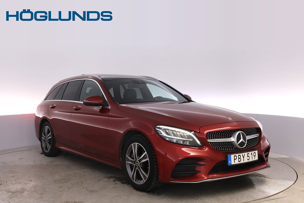 Mercedes-Benz C 220 d 4MATIC AMG Line Pano Värmare Krok V-hjul
