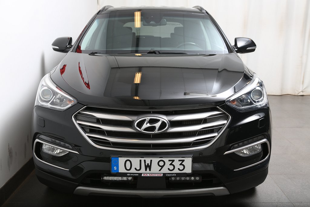 Hyundai Santa Fe 2,2 CRDi Premium AWD Aut Navi Skinn Drag 2017