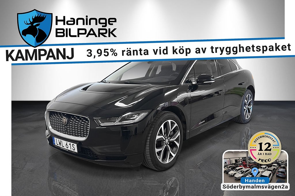 Jaguar I-Pace EV320 AWD Luftfjädring 360 Pano/SUPERDEAL 3,95%