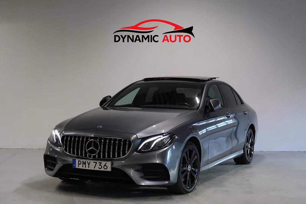 Mercedes-Benz E 220 d 4MATIC 9G-AMG-Panorama-Burmester-Widescreen-Drag 