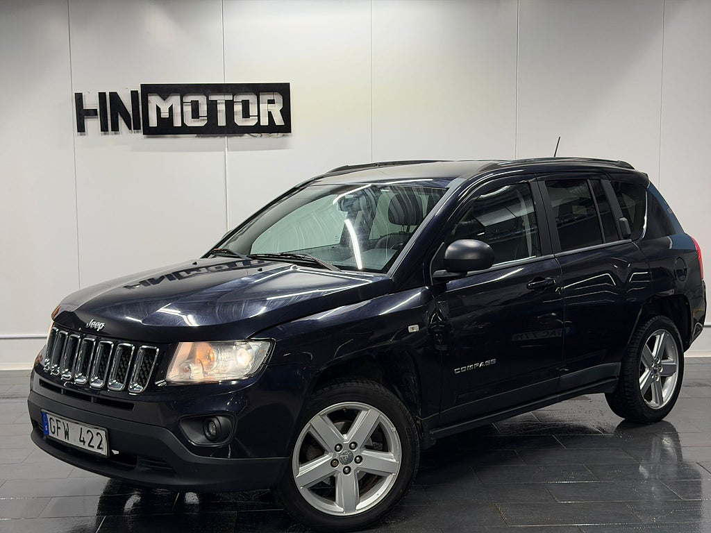 Jeep Compass 2.4 4WD Automat |DRAG|Skinn|NyServ|1Ägare|