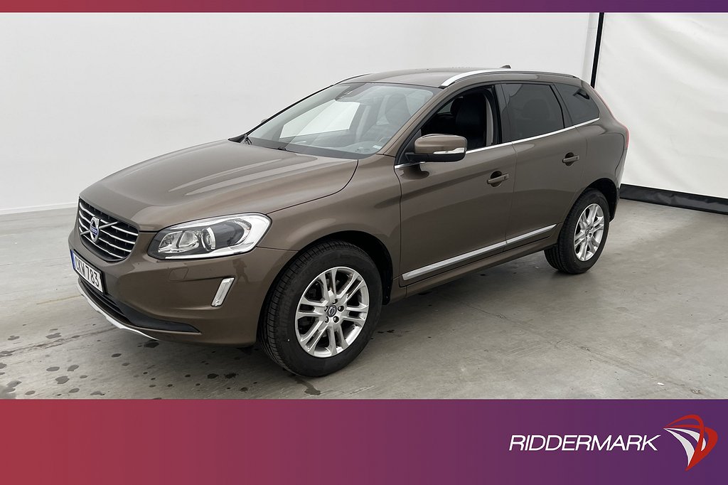 Volvo XC60 D4 AWD Summum VOC Värmare Skinn Sensorer Drag