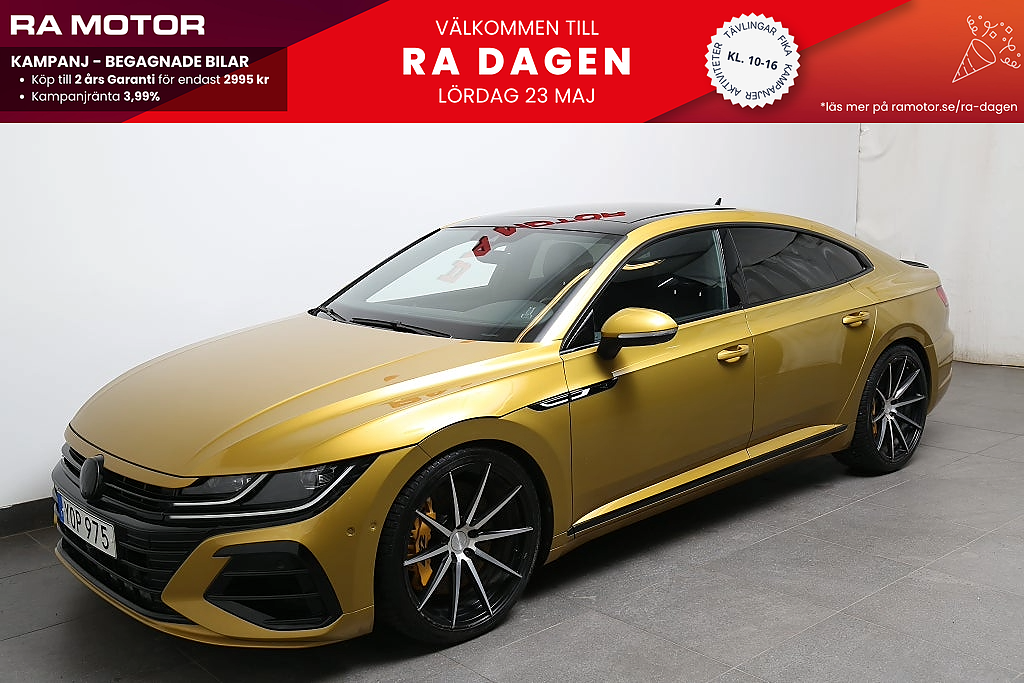 Volkswagen Arteon 2,0 TSI 280hk 4Motion GTR R-Line Pano 360-kam Drag Värm 2018