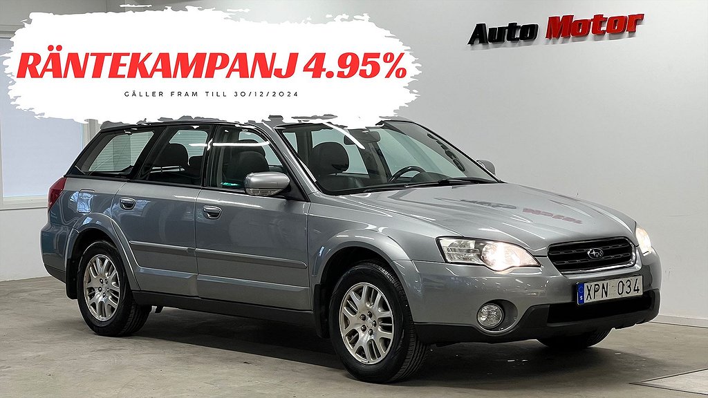 Subaru Outback 2.5 4WD Automat 165hk Panorama/Drag/Värmare