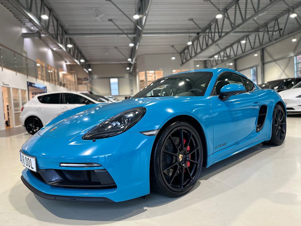 Porsche 718 Cayman GTS 4.0 Manuell 400hk 