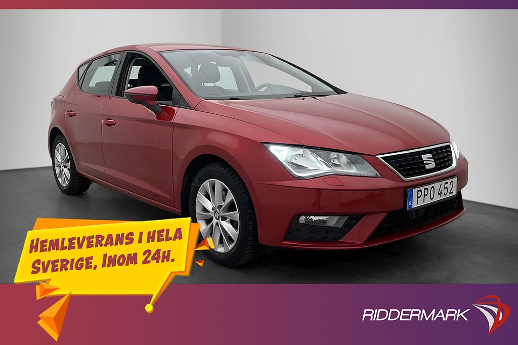 Seat Leon TSI 110hk Style M/K-Värmare Sensorer Bluetooth