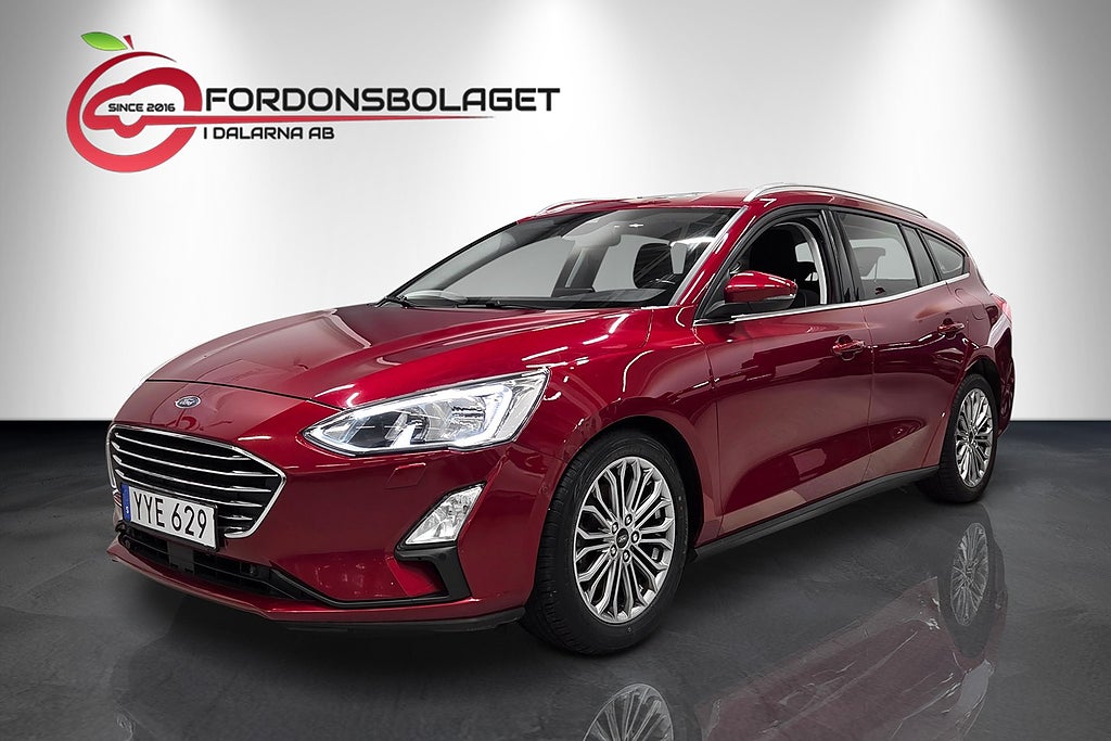 Ford Focus Kombi 1.0 EcoBoost RÄNTA 3.95% Titanium Drag M-Värm Kamera