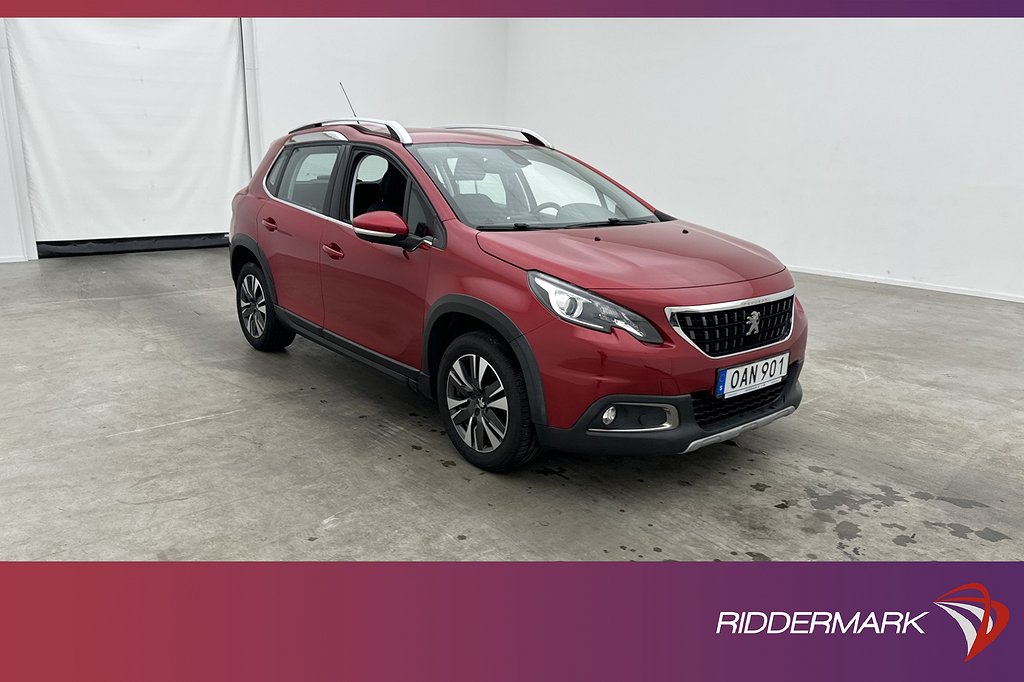 Peugeot 2008 1.2 VTi 82hk Värmare Sensorer Farthållare