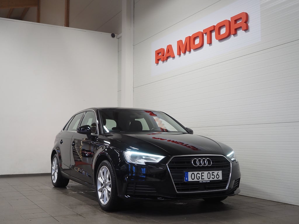 Audi A3 Sportback 1.0 TFSI 115hk P-Sensorer Farthållare 2017