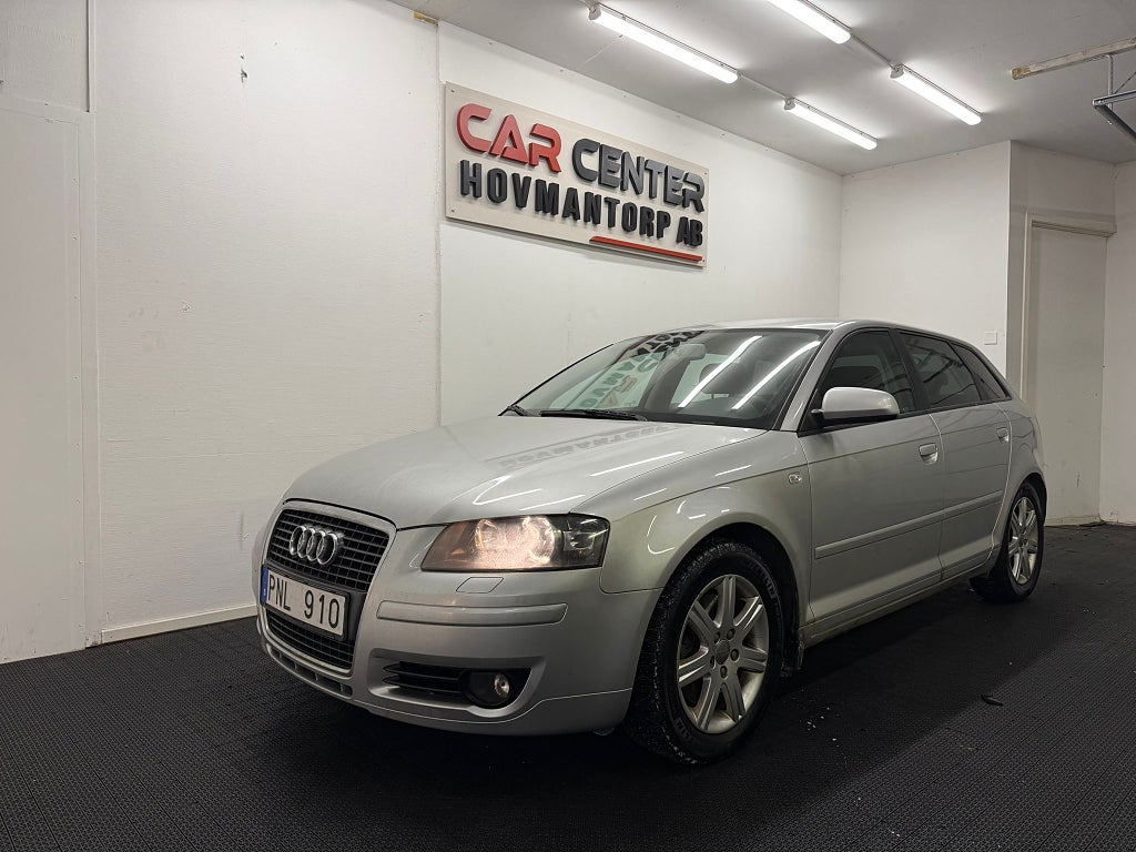 Audi A3 Sportback 2.0 TFSI S Tronic Comfort Euro 4  stegtrimmad