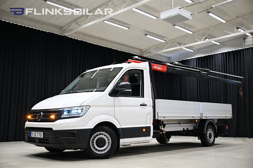 Volkswagen crafter 177HK L4 Automat|Kranbil|Fassi|Lågmil|EnÄgare|Leasbar