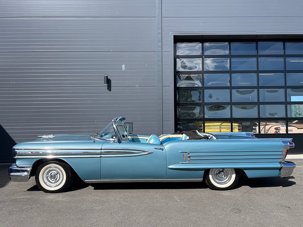 Oldsmobile Ninety-Eight Convertible Coupé 6.1 V8 Hydra-Matic, 4-trinn, 309hk, 1958
