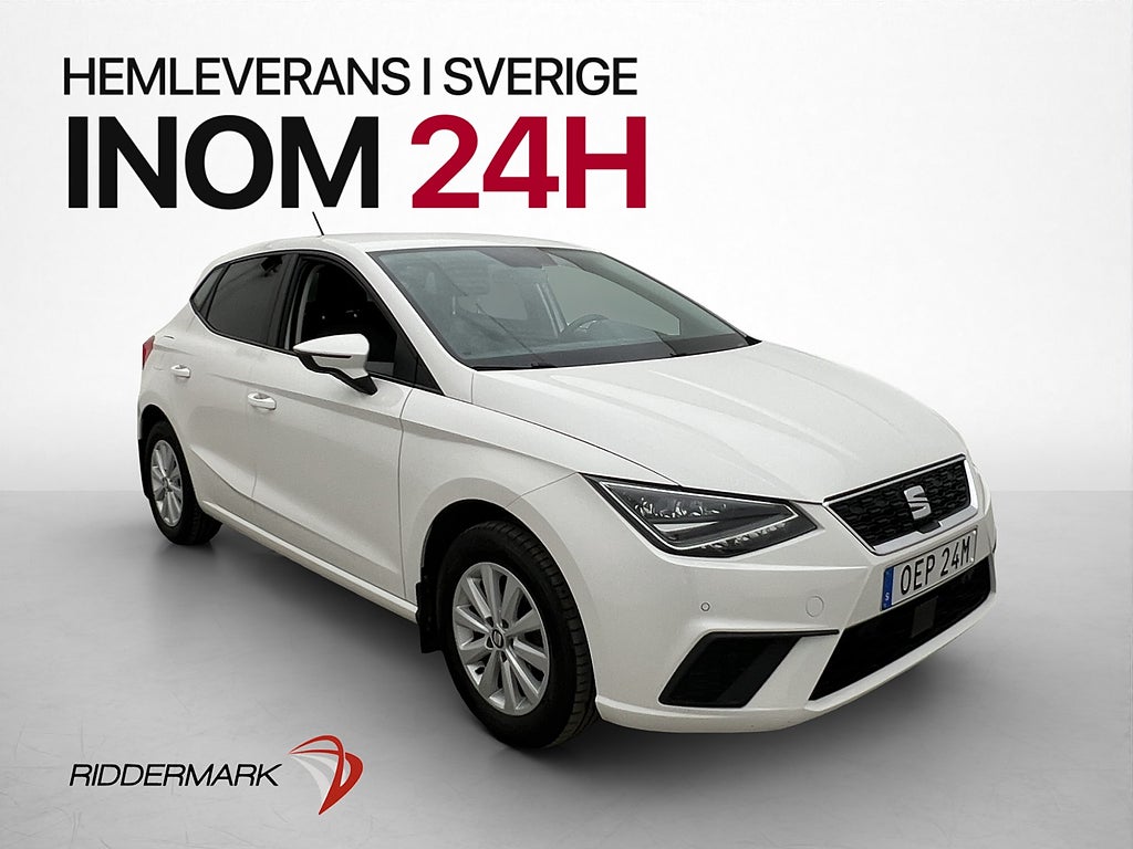Seat Ibiza 1.0 TGI Style M&K-Värmare P-Sensorer Bluetooth