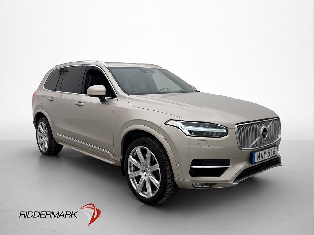Volvo XC90 D5 AWD Inscription B&W Värm Pano Luft 360° HuD