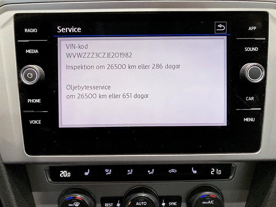 Bild på Volkswagen Passat Sportscombi 1.4 TSI 150hk P-SENSORER