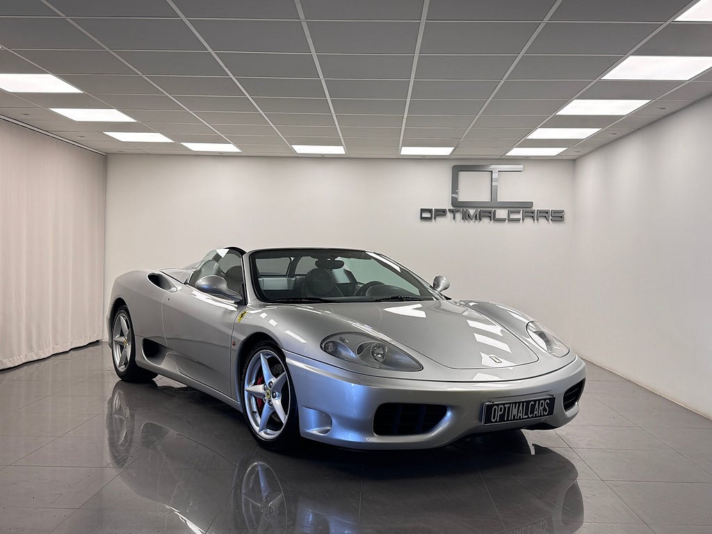 Ferrari 360 Spider V8 400HK F1 Svensksåld Grigio-Titanio