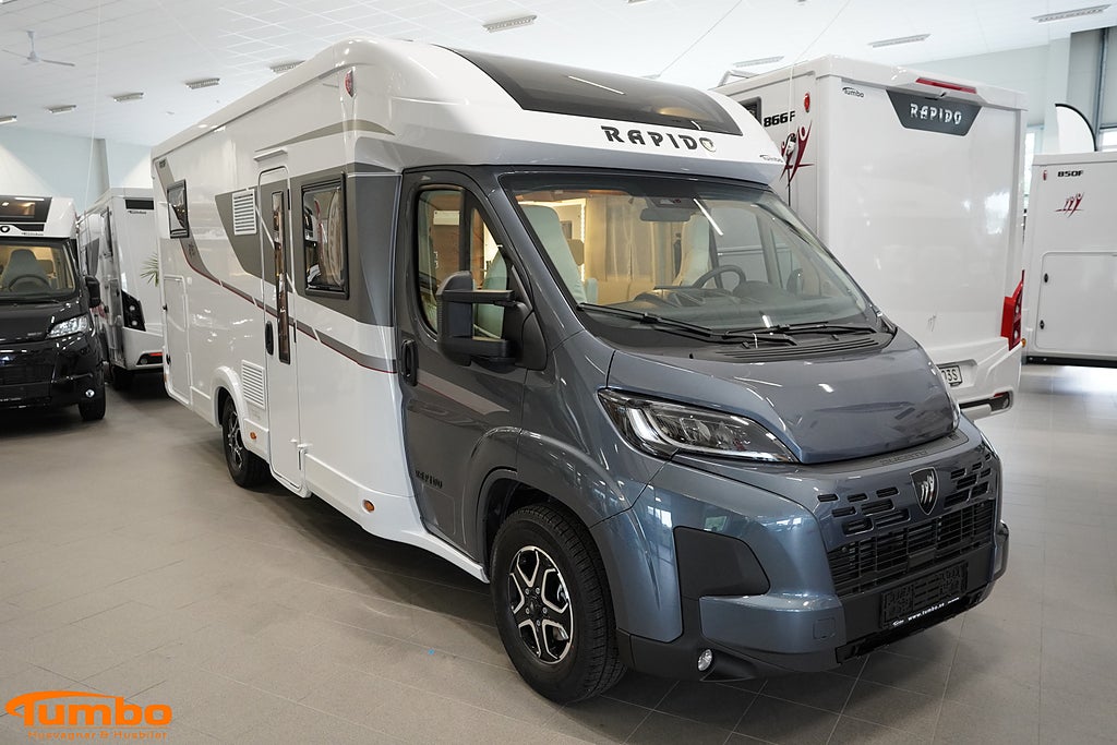 Rapido 666 F 65ans 140hk Automat Långbädd 3500kg