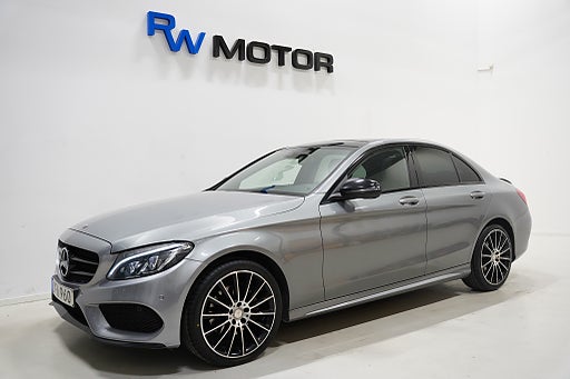 Mercedes-Benz C 220d 4MATIC Night 170hk AMG Burm® Pano Drag RÄNTA 2,95%