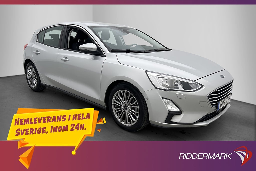 Ford Focus 1.0 EcoBoost 125hk Titanium Kamera Rattvärme