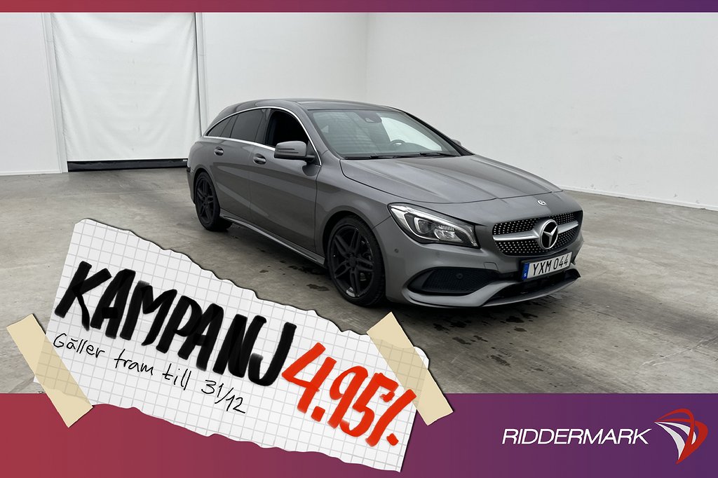 Mercedes-Benz CLA 200 d Shooting Brake AMG Pano 4,95% Ränta