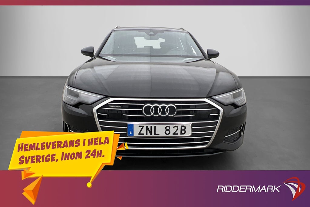 Audi A6 Avant 40 TDI Quattro 204hk S-Line Adaptiv-Fart MOMS