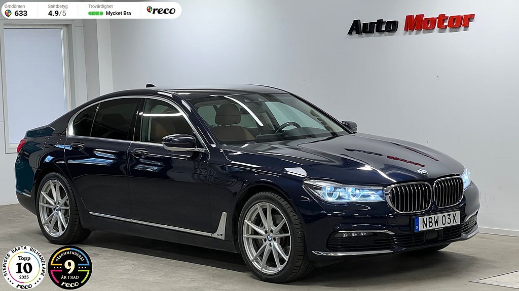 BMW 730 d xDrive Softclose/Läder/Navi 265hk