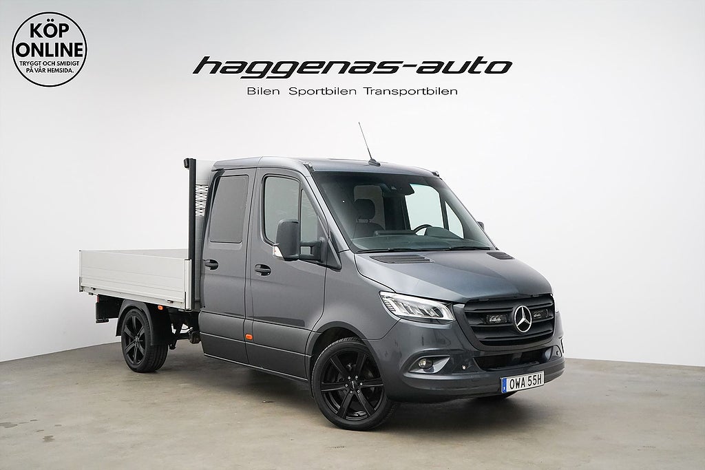 Mercedes-Benz Sprinter 319 Chassi / 190hk / Flak / Moms
