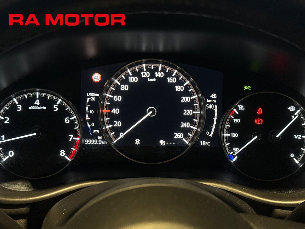 Mazda 3 Sedan 2.0 Cosmo Skinn Nav Bose 360° Drag M-Värm 2021